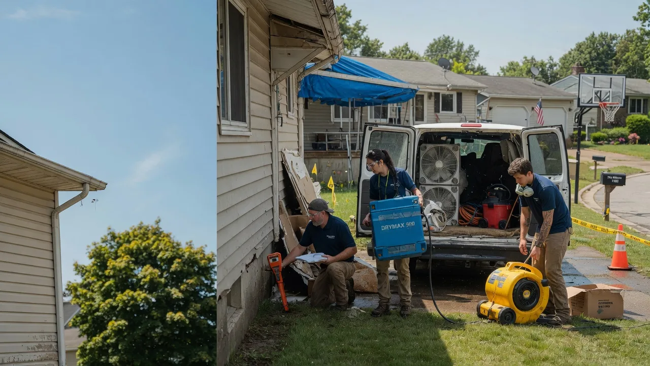 Ceiling Leak Cleanup in Galena, OH near me